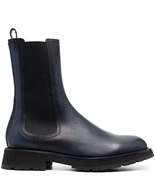 LEATHER ANKLE BOOTS