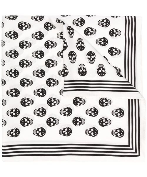 SKULL SILK SCARF