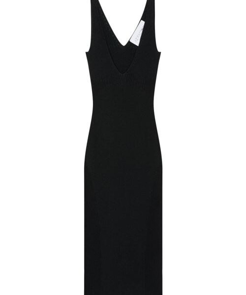 V-NECK SHORT DRESS