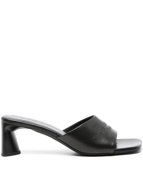 DUTY FREE LEATHER MULES
