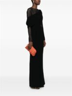 VENUS LA GRANDE CRYSTAL-EMBELLISHED CLUTCH BAG - Image 5