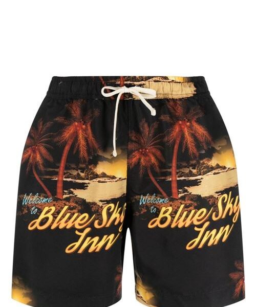 PRINTED SWIMMING TRUNKS