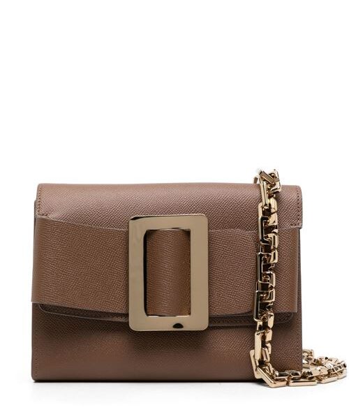 BUCKLE TRAVEL CASE EPSOM LEATHER HANDBAG