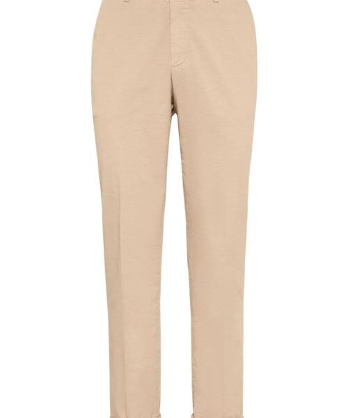 ITALIAN FIT COTTON TROUSERS
