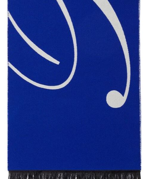 LOGO WOOL SCARF
