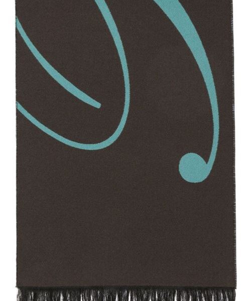 LOGO WOOL SCARF