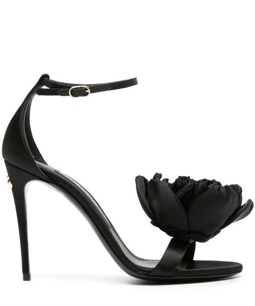 KEIRA SATIN HEEL SANDALS