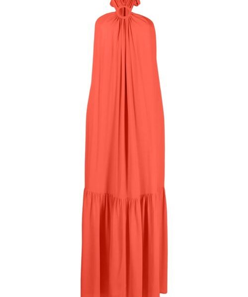 SILK BLEND LONG DRESS