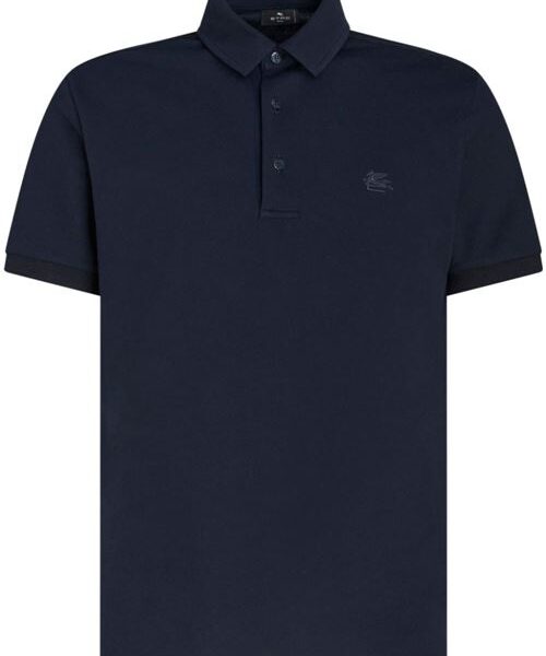 PRINTED COTTON POLO SHIRT