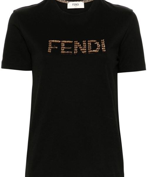 EMBROIDERED LOGO COTTON T-SHIRT