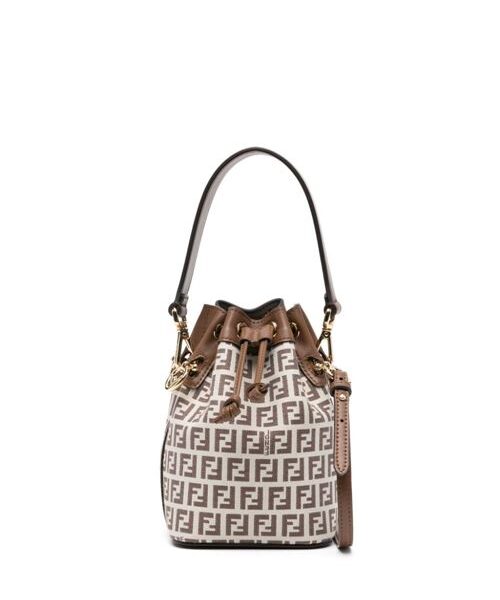 MON TRESOR MINI LEATHER BUCKET BAG