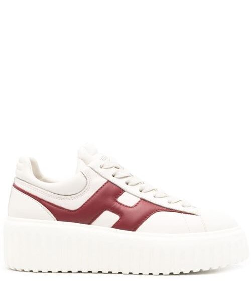 H-STRIPED LEATHER SNEAKERS