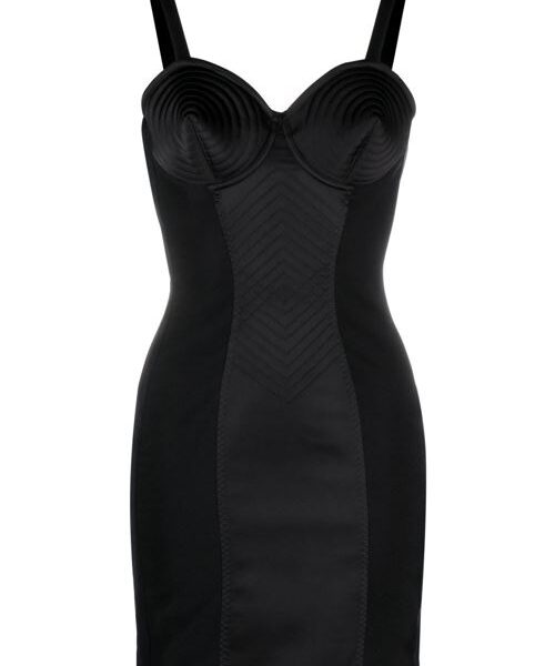 CONICAL CORSET SHORT DRESS