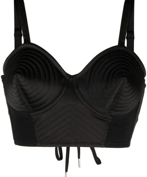 CONICAL CORSET CROPPED TOP