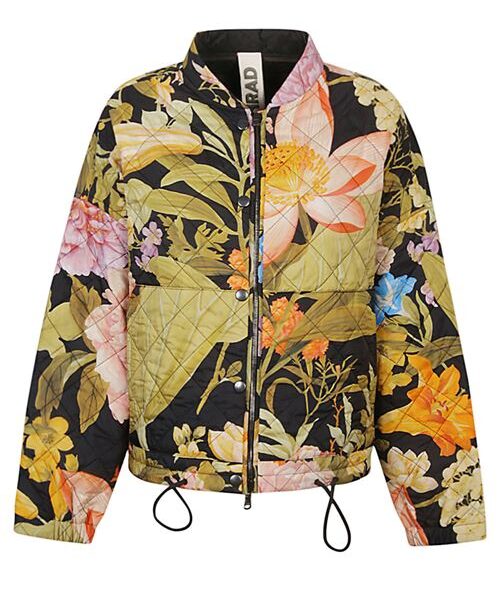 MARIA FLORAL PRINT BOMBER JACKET