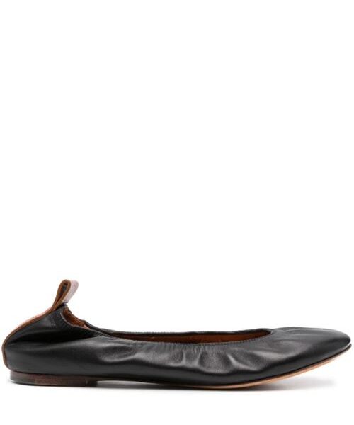 LEATHER BALLET FLATS