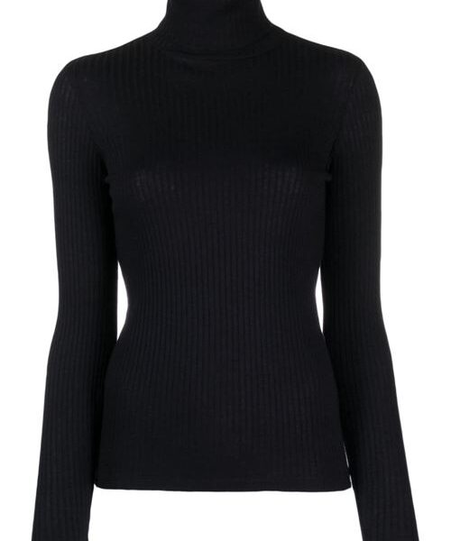 COTTON AND CASHMERE BLEND TURTLENECK SWEATER
