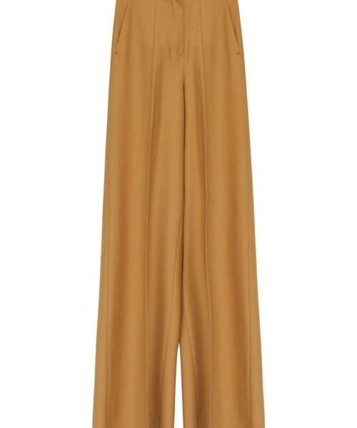 WOOL WIDE-LEG TROUSERS