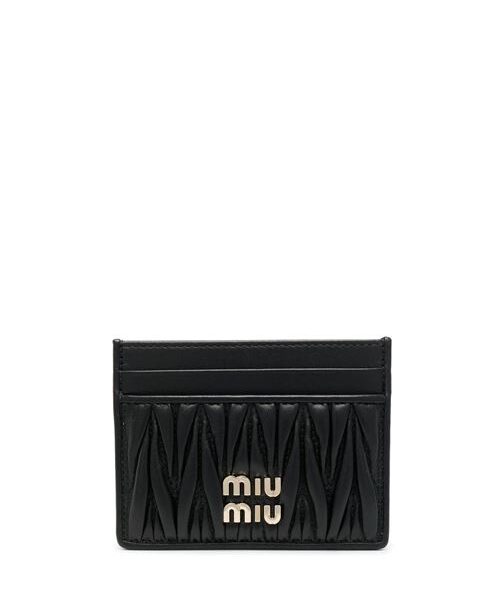 MATELASSÉ LEATHER CARD CASE