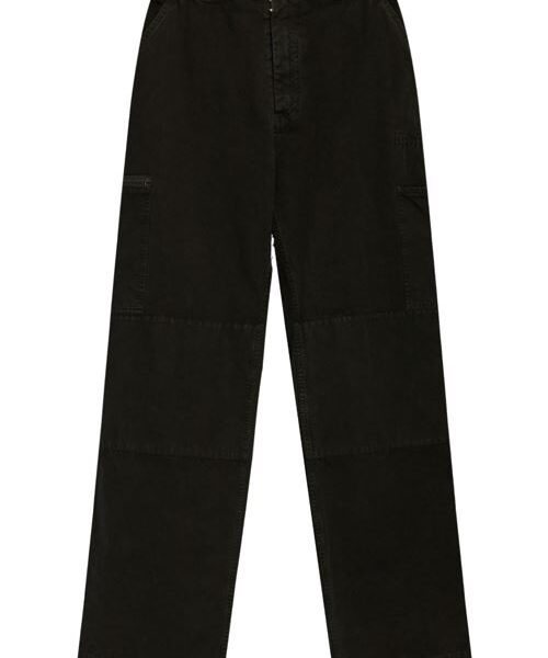 WIDE LEG COTTON TROUSERS