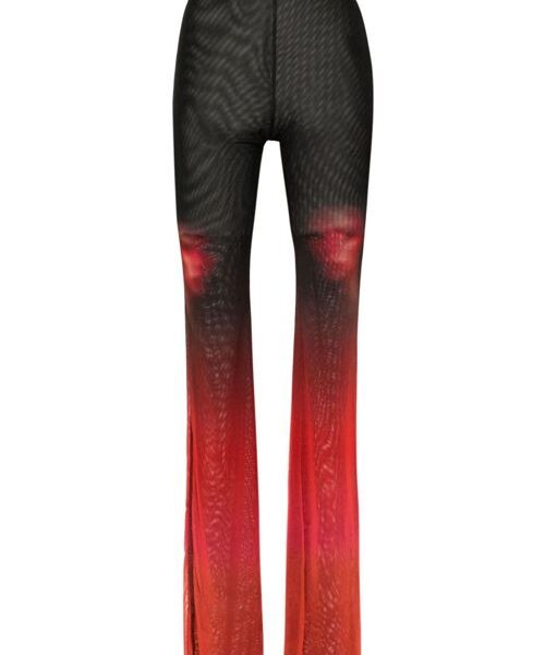 FADE PRINT MESH TROUSERS