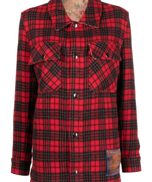 CHECKED WOOL SHIRT