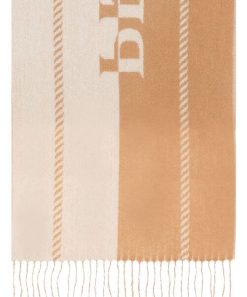 LOGO WOOL SCARF