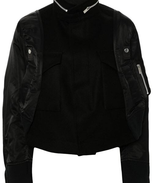 WOOL AND NYLON BLEND JACKET