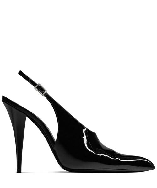 NICO PATENT LEATHER SLINGBACK PUMPS