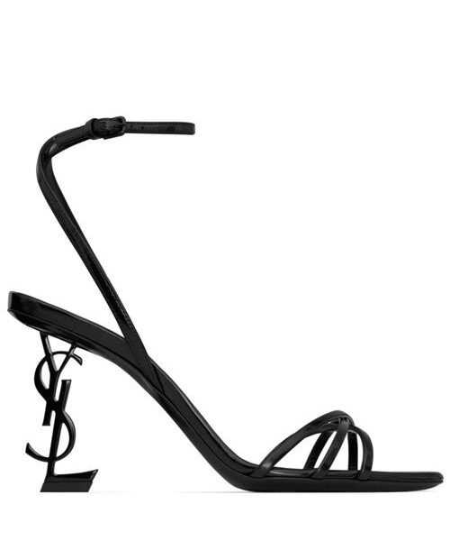 OPYUM LEATHER HEEL SANDALS