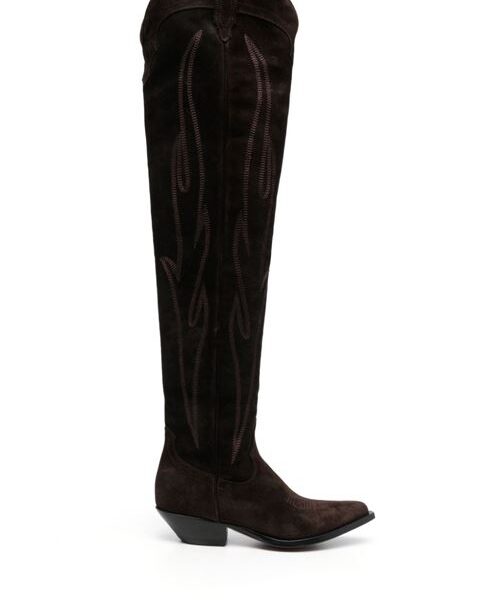 EMBROIDERED SUEDE WESTERN BOOTS