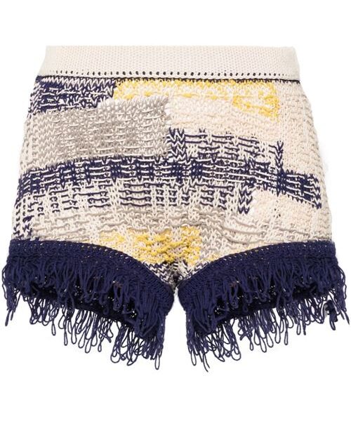 COTTON KNITTED SHORTS