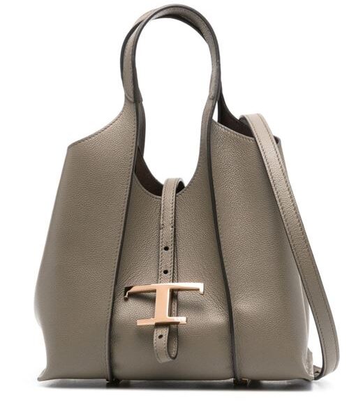 T TIMELESS MINI LEATHER TOTE BAG